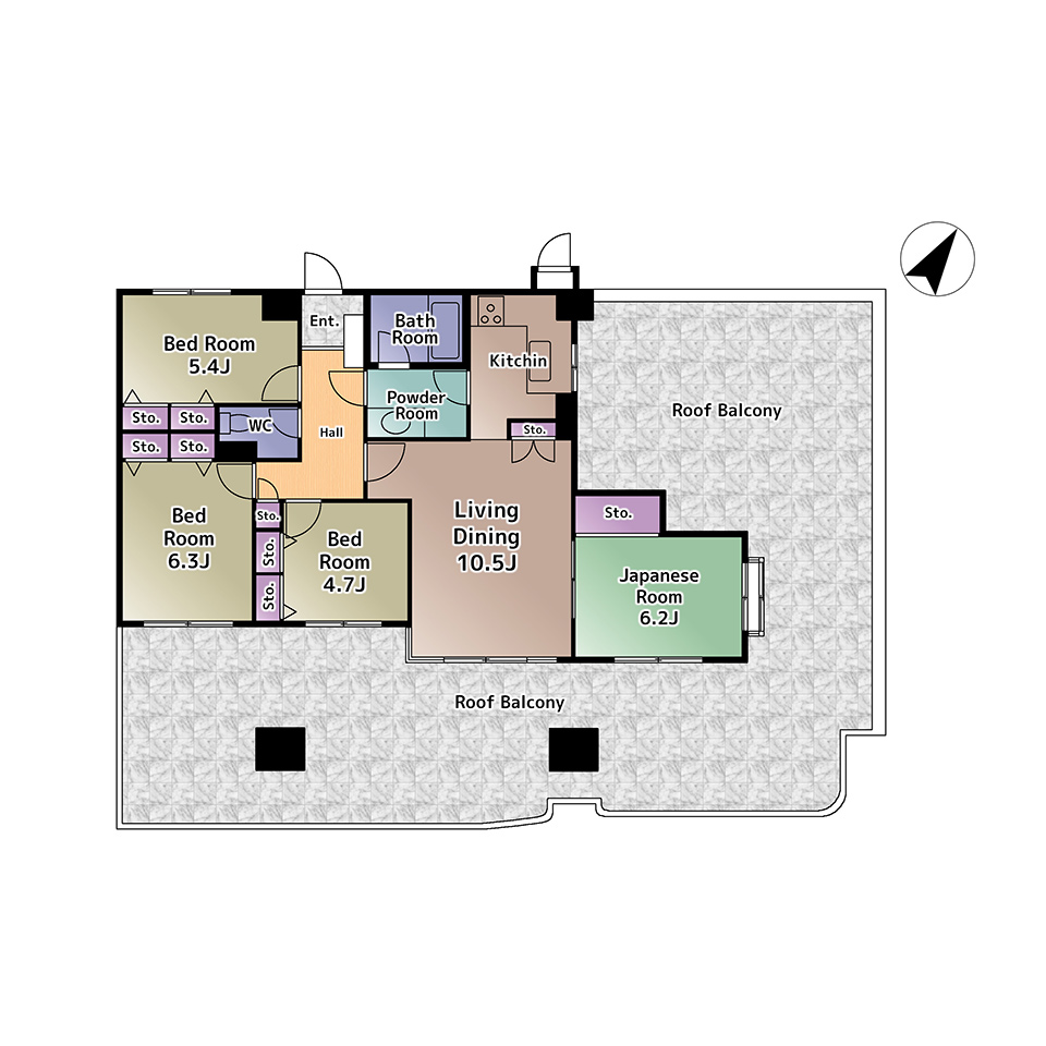 宇都宮市天神２丁目　ウィングステイツ御本丸公園