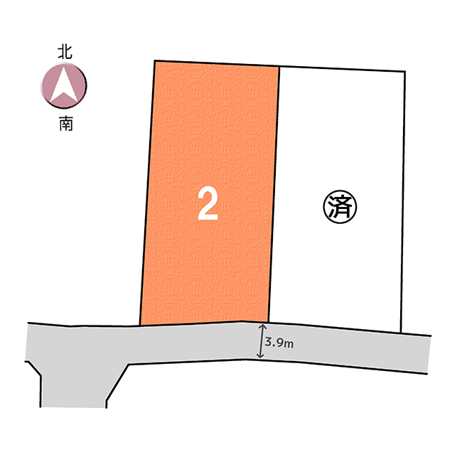 宇都宮市駒生１丁目ニュータウン 全2区画