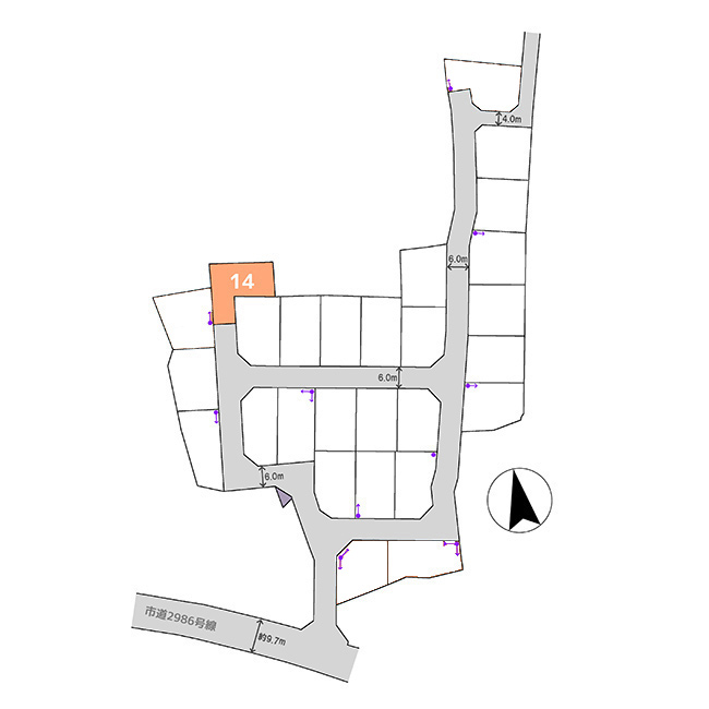 宇都宮市駒生町６期ニュータウン 全27区画