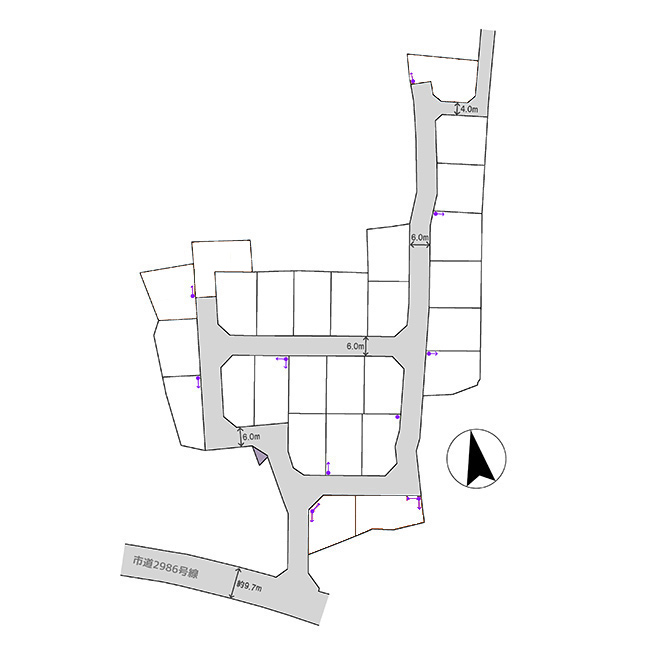 宇都宮市駒生町６期ニュータウン 全27区画